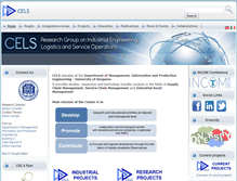 Tablet Screenshot of cels.unibg.it